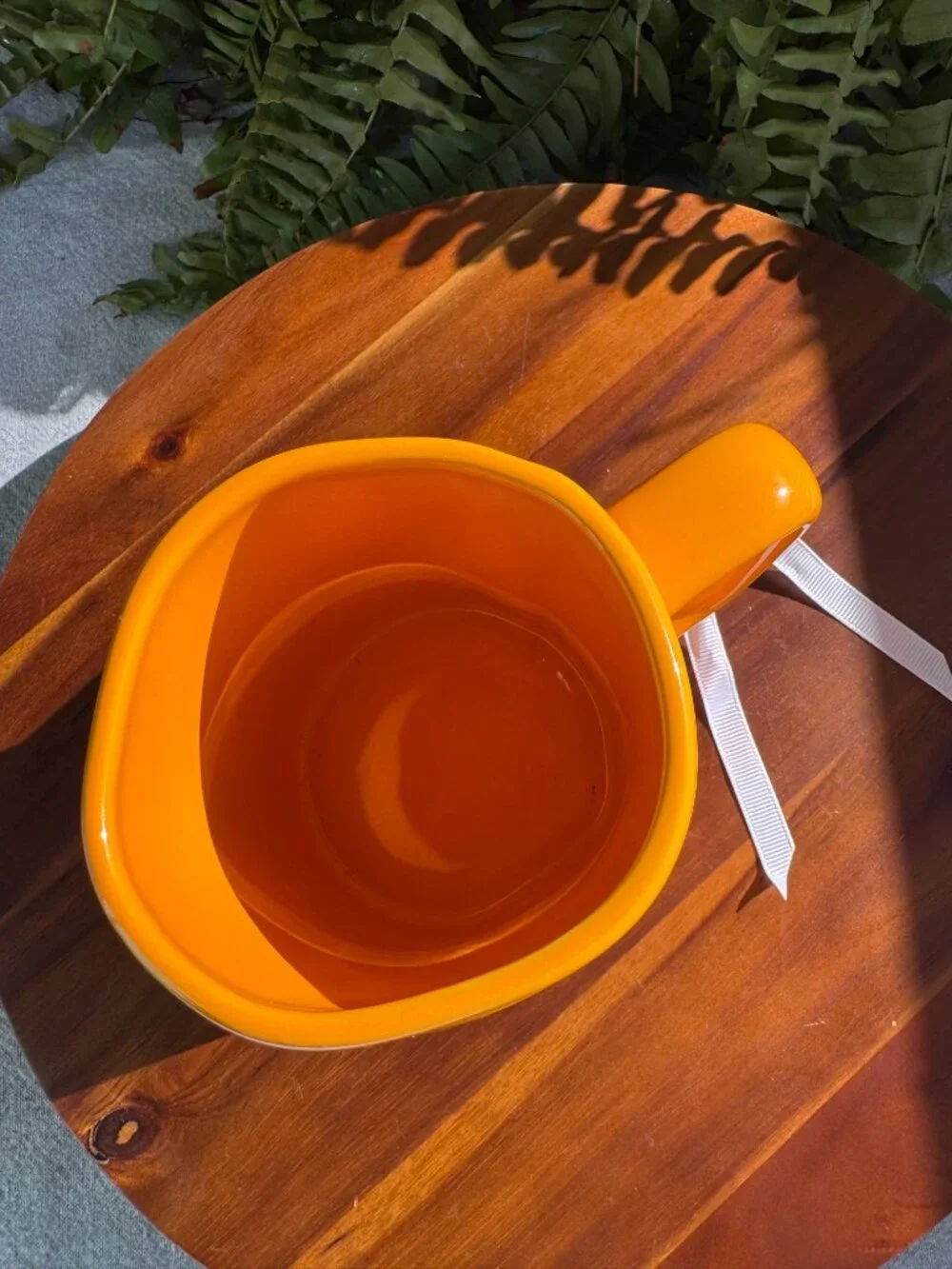 Rae Dunn Hello Summer Yellow Mug/ Ceramic Coffee Cup
